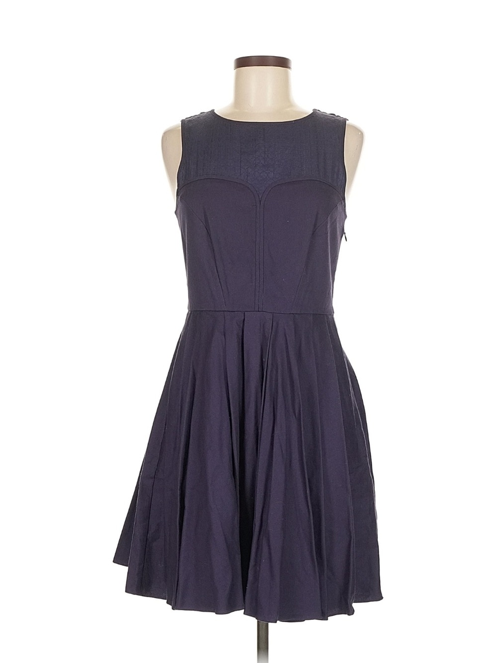 Reiss Nineteen seventy-one purple fit and flare dress 6